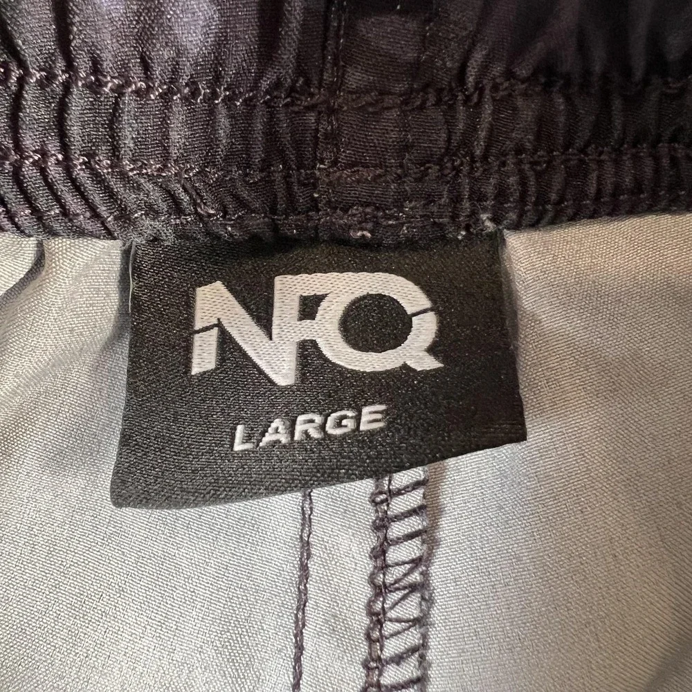 NFQ Shorts Mens Large Black Camo 5 In Inseam Lined Running Athletic Quick Dry